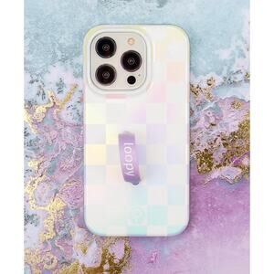 Pearl Checkered / Iridescent Edition Loopy Case - iPhone12/12Pro